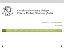 Tablet Screenshot of clonakiltycc.ie